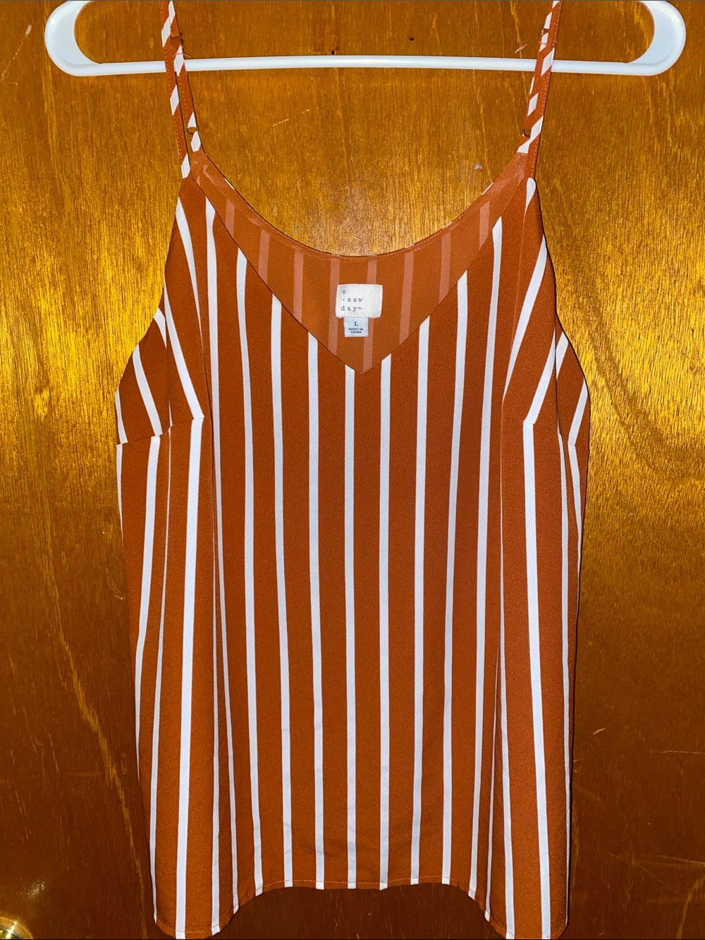 Pumpkin Stripe Tank